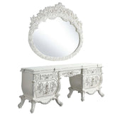 Vanaheim Antique White Finish Vanity Desk Model BD00674 By ACME Furniture